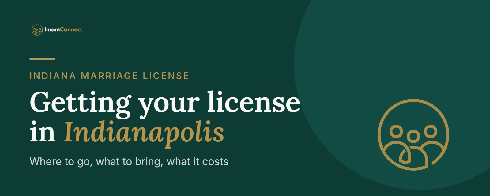 Marriage license in Indianapolis, Indiana