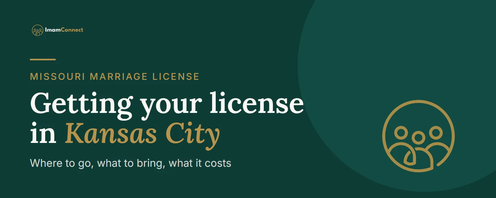 Marriage license in Kansas City, Missouri