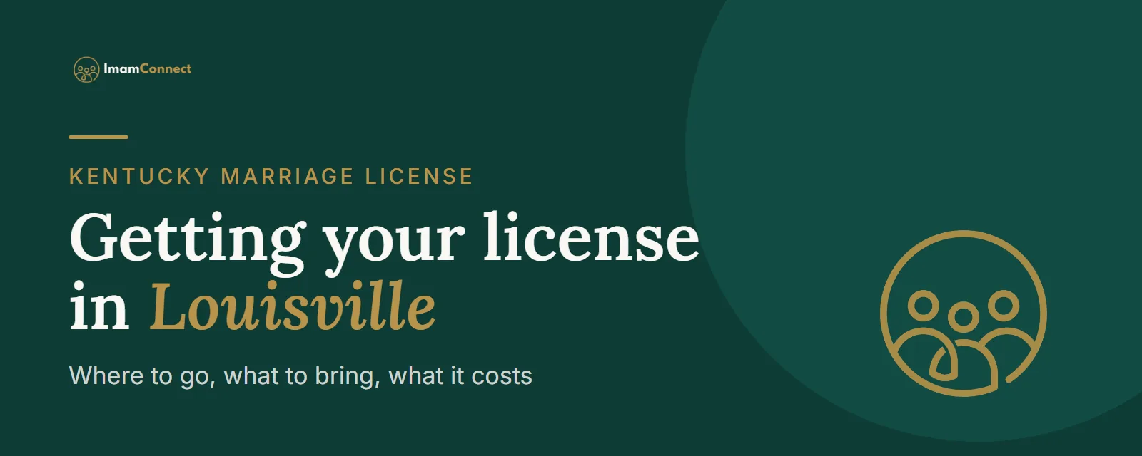 Marriage license in Louisville, Kentucky