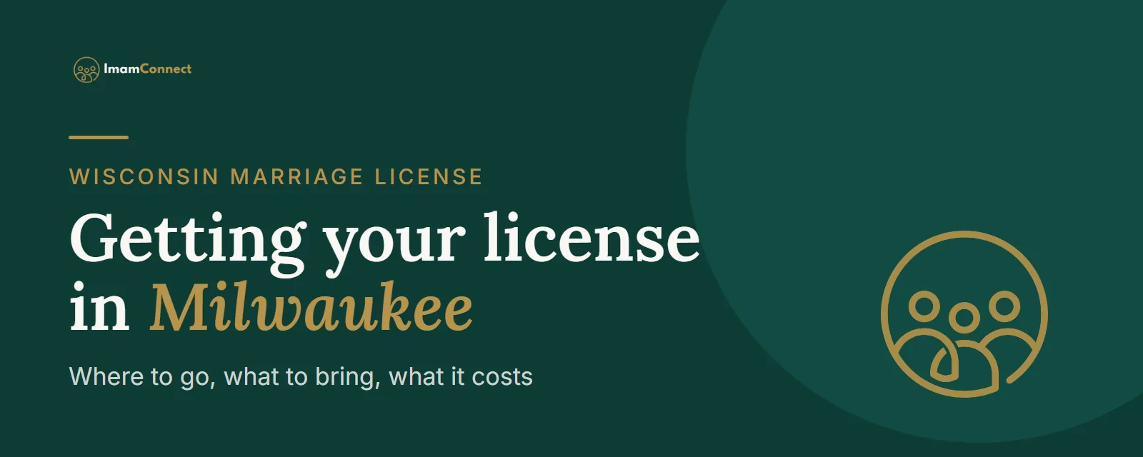 Marriage license in Milwaukee, Wisconsin